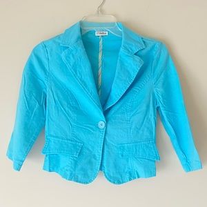 Charlotte Russe Women's Cyan Fashion Casual Blazer Jacket - M - Pre-owned